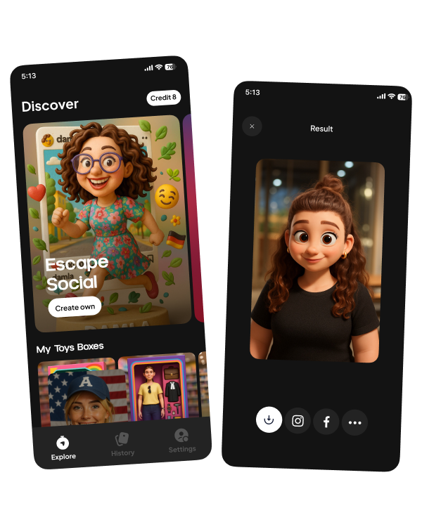 AI Avatar app screenshots