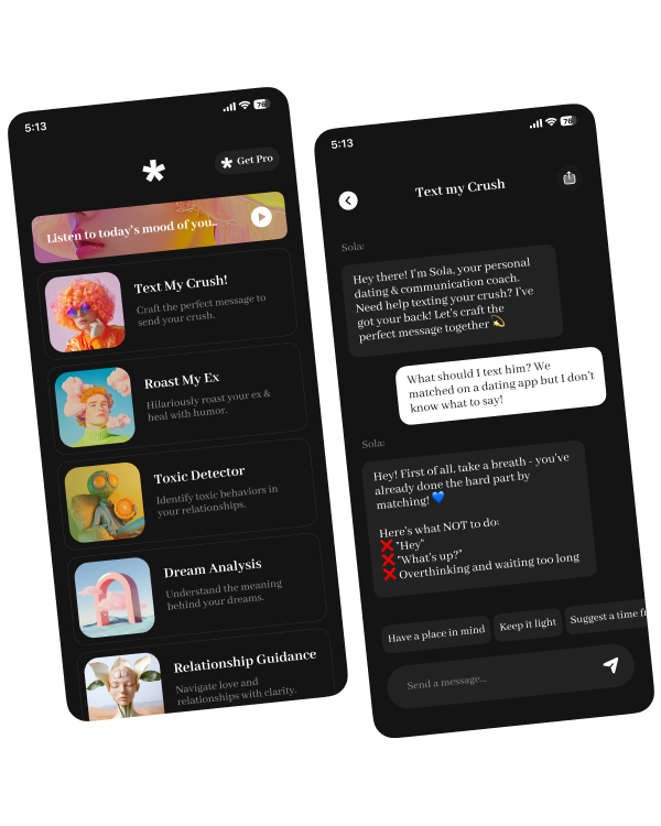 Sola app screenshots